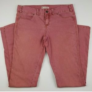 FREE PEOPLE Faded Red Jean